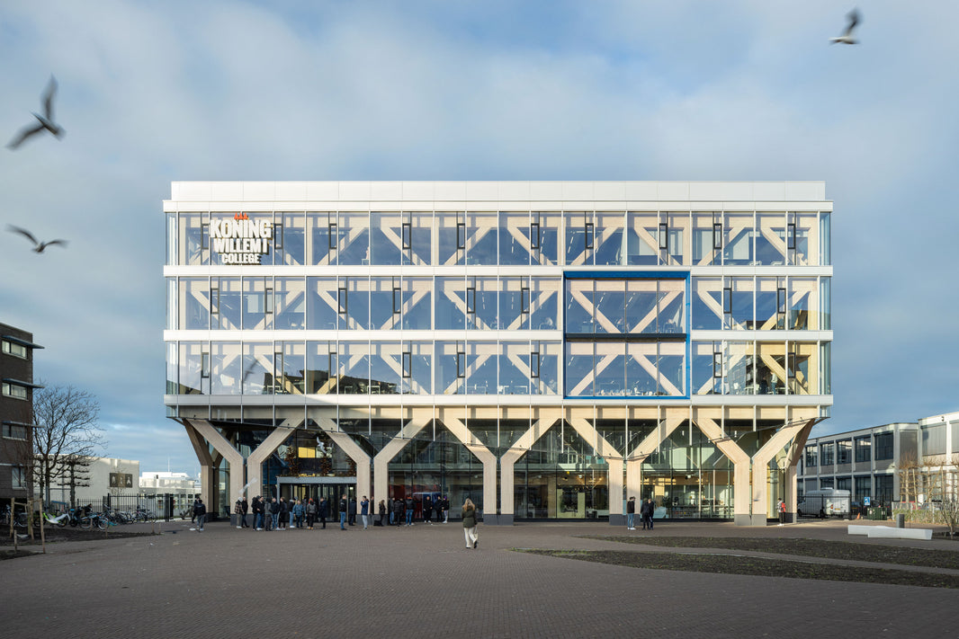 Nieuwe Architecten complete 5-storey wooden educational building in ‘s-Hertogenbosch