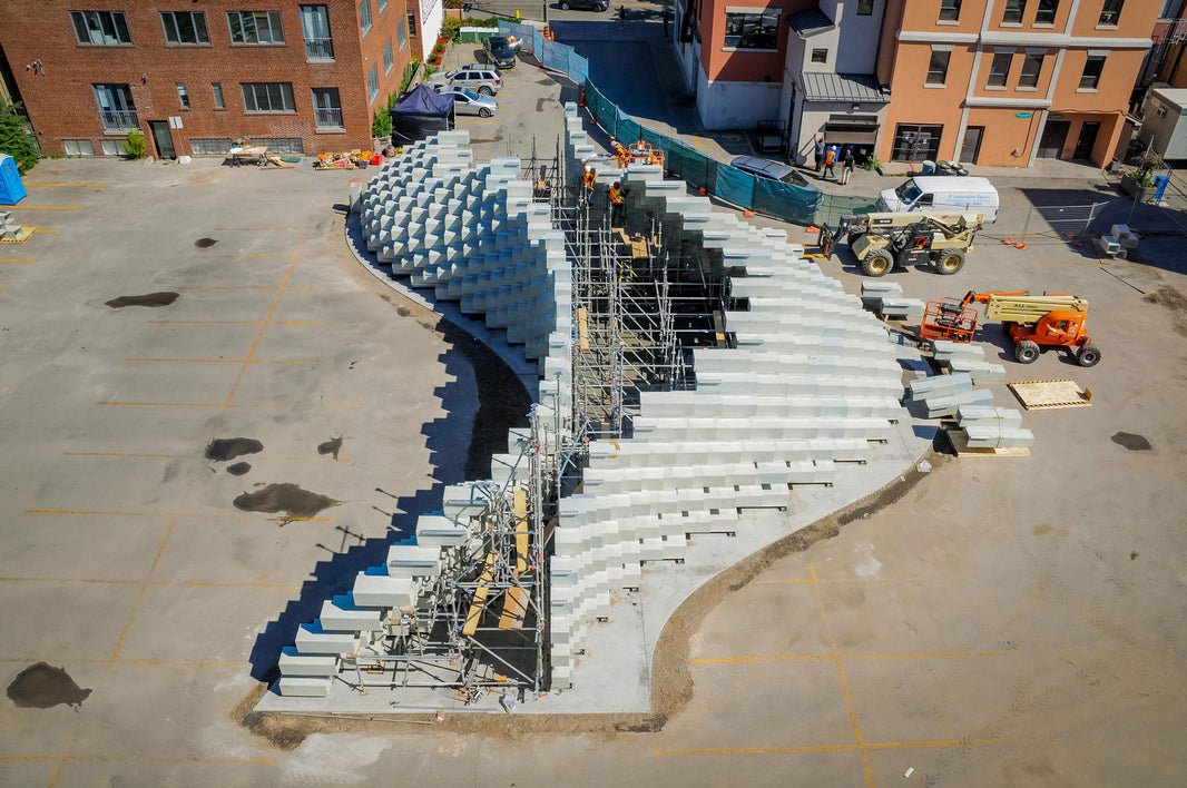 BIG's Serpentine Pavilion Rises in Toronto