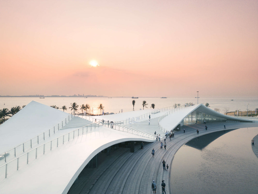 Sou Fujimoto Architects design seaside stop in Haikou designed for travelers meandering between nature and city