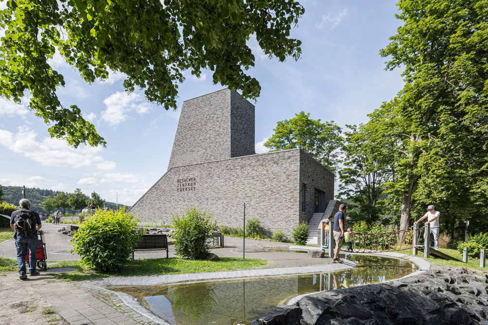 Christoph Hesse Architects design visitor centre near Edersee dam that balances between social and ecological sustainability