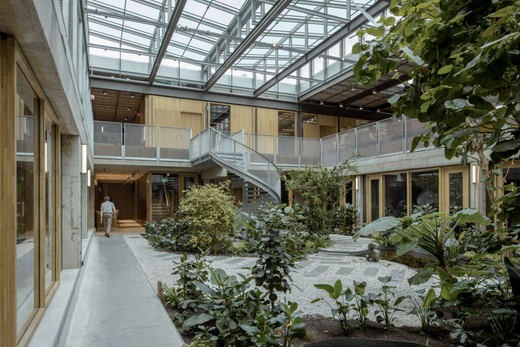 Civic Architects & VDNDP transform modernist chemistry lab into lush scientific faculty