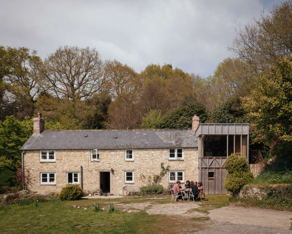 Studio Weave adds timber artist’s retreat to  stone cottage in Devon