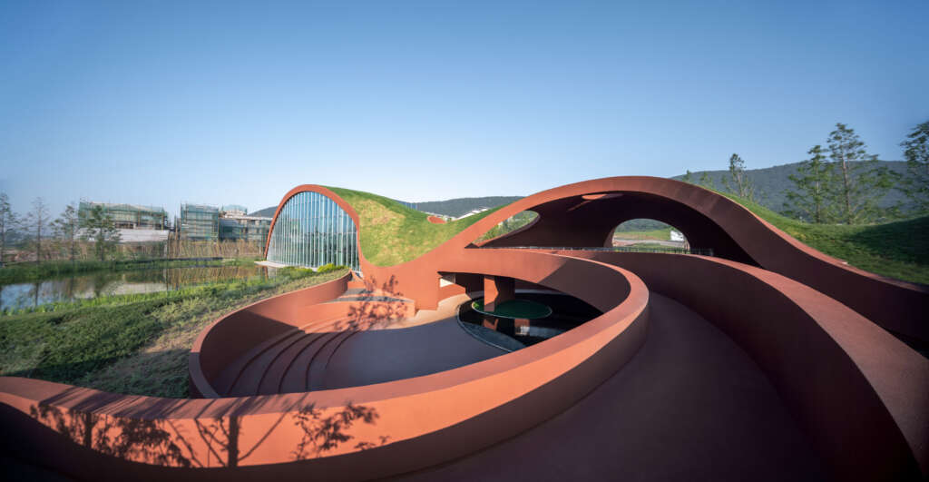 Change Architects designs cultural center inspired by its regional topography