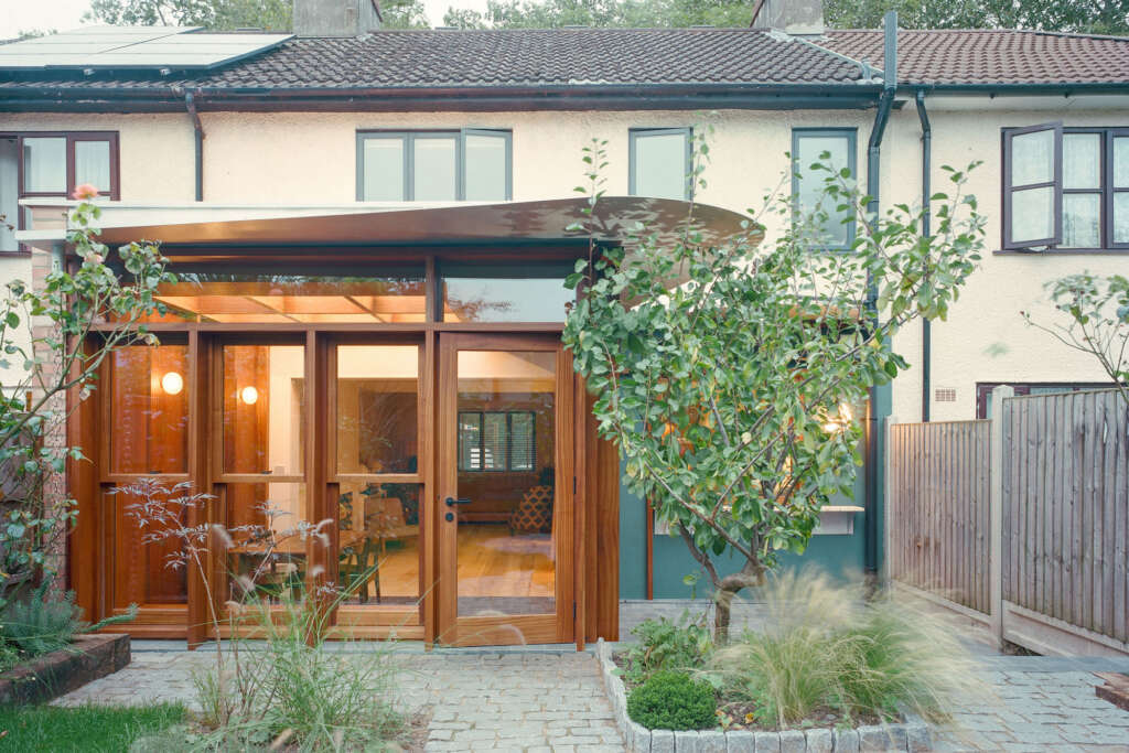 THISS Studio completes Sunny Side Up, an East London extension conceived as a crafted piece of joinery