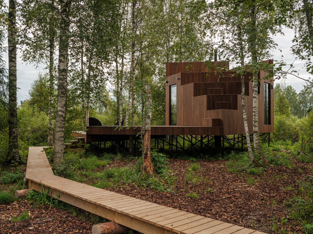 Escape to this terracing micro hotel in rural Estonia