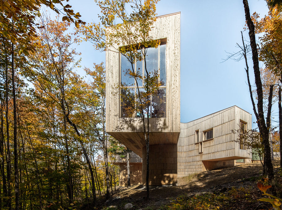 Saunders Architecture designs Tekαkαpimək Contact Station in the Katahdin Woods and Waters National Monument in Maine