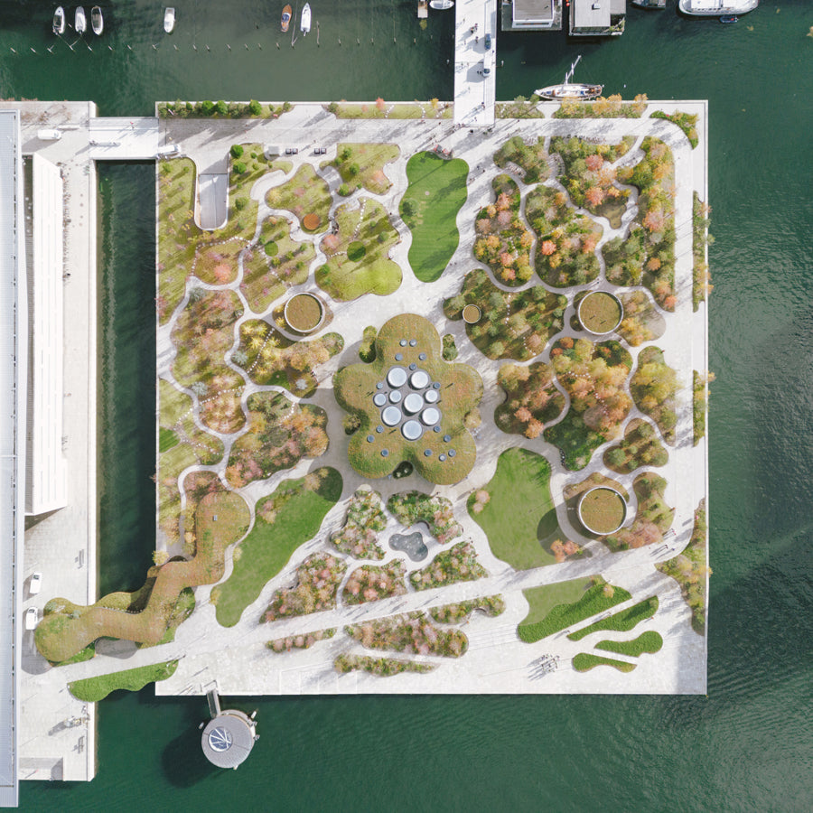 The Opera Park opens in Copenhagen, providing a green oasis amidst a bustling urban development