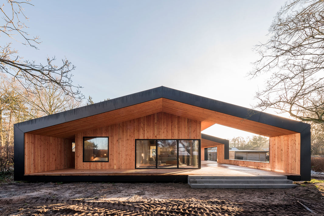 New Summer House by CEBRA Rethinks the Traditional Pitched Roof