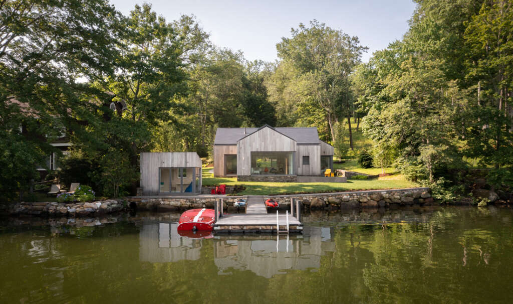 OPAL designs All-Wood, All the Time, a lakefront home in Connecticut challenging the conventions of residential construction