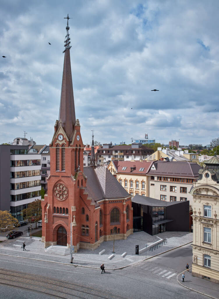 atelier-r transforms Lutheran church into beautiful library and cultural space in Olomouc, Czech Republic