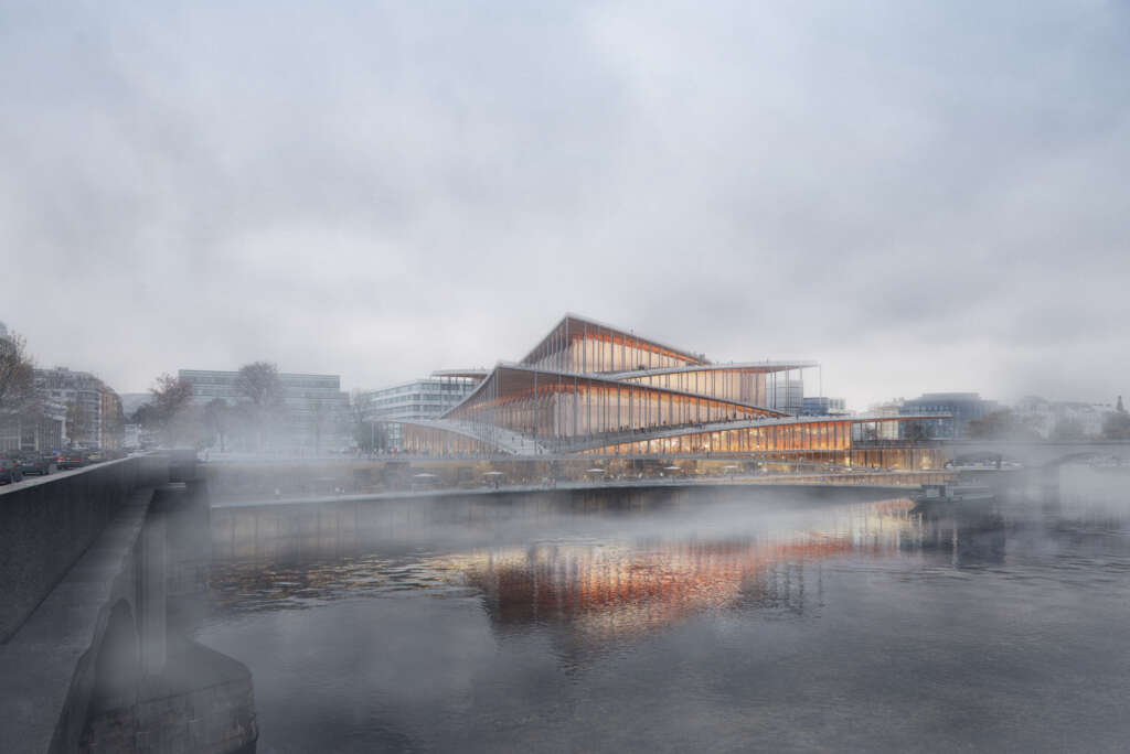 Bjarke Ingels Group wins international architecture competition for Vltava Philharmonic Hall in Prague