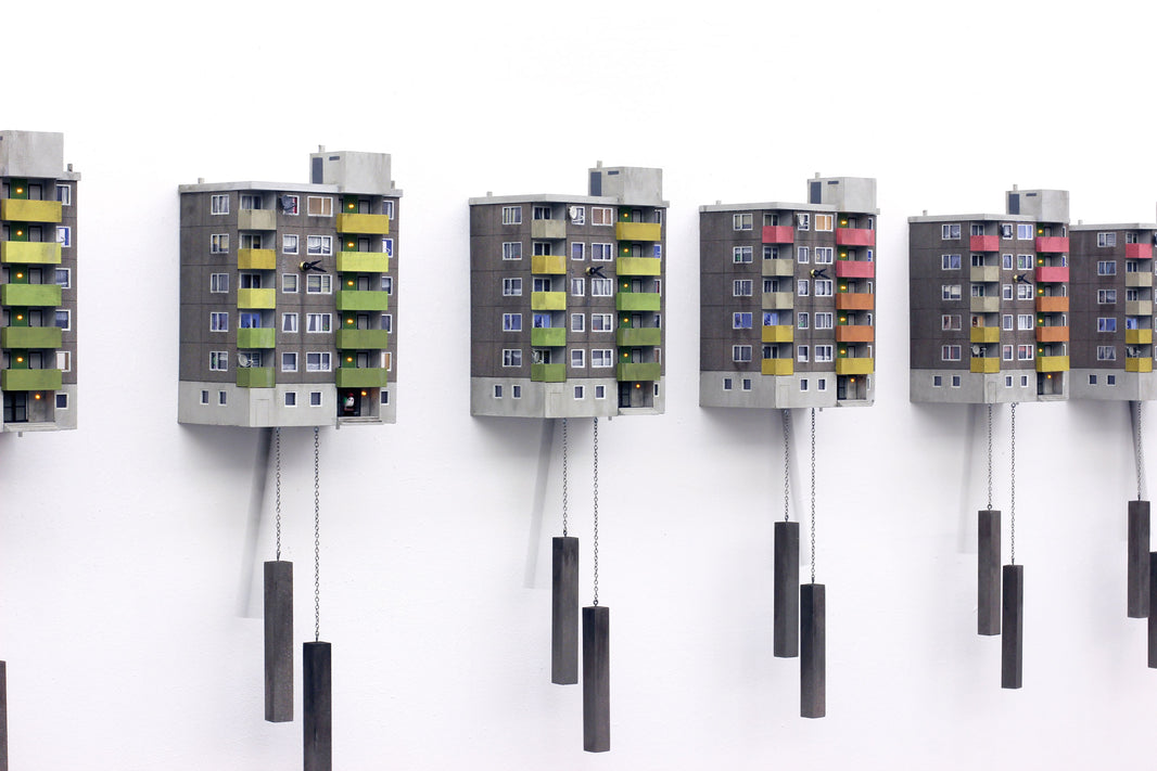 Guido Zimmermann Designs Brutalist "Cuckoo Blocks"