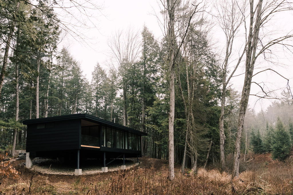 Inspired by Nordic and Japanese design, nortehaus is a hidden getaway outside Toronto, Canada