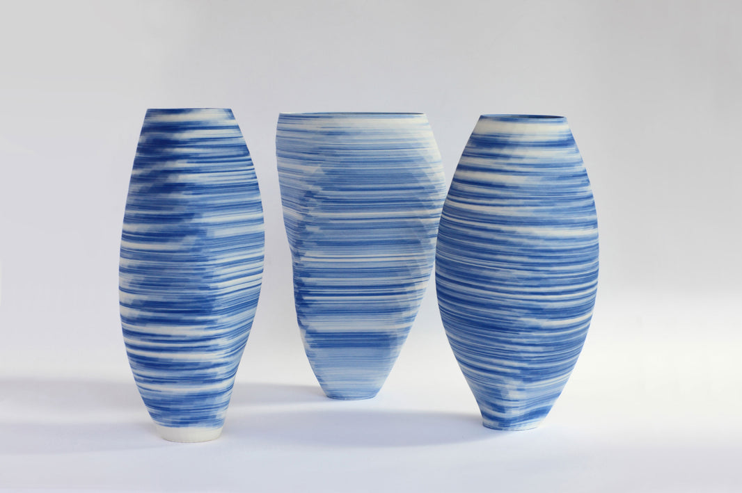 New 3D Printed Porcelain Vases are Inspired by Traditional Delftware