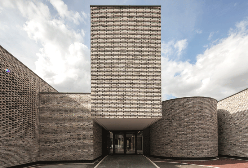Music School in France is Clad in Hand-Molded Bricks