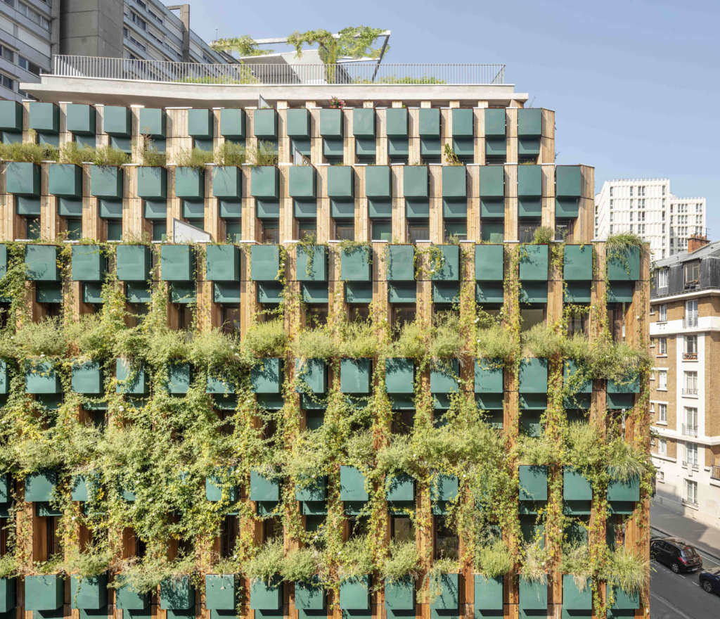 Manuelle Gautrand Architecture design communal housing in Paris