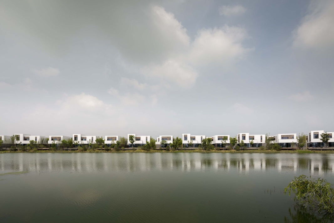 These idyllic lake villas by Neri&Hu represent modern Chinese lifestyle