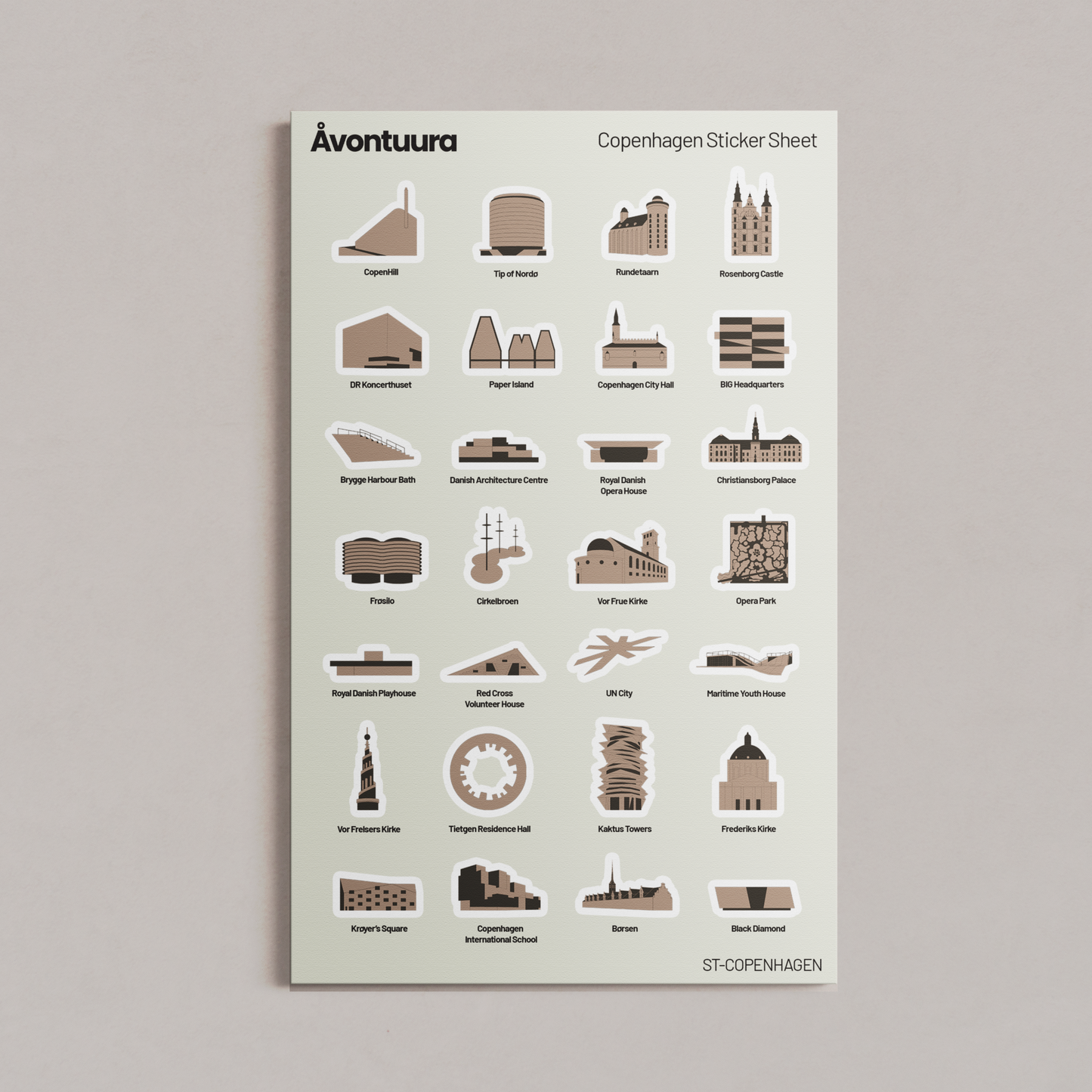 (Pre-Order) Copenhagen Sticker & Map Set