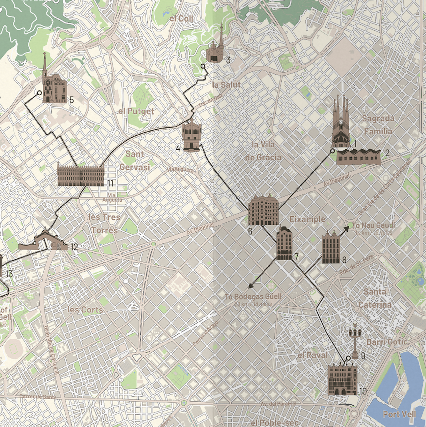 Antoni Gaudí in Barcelona & Spain