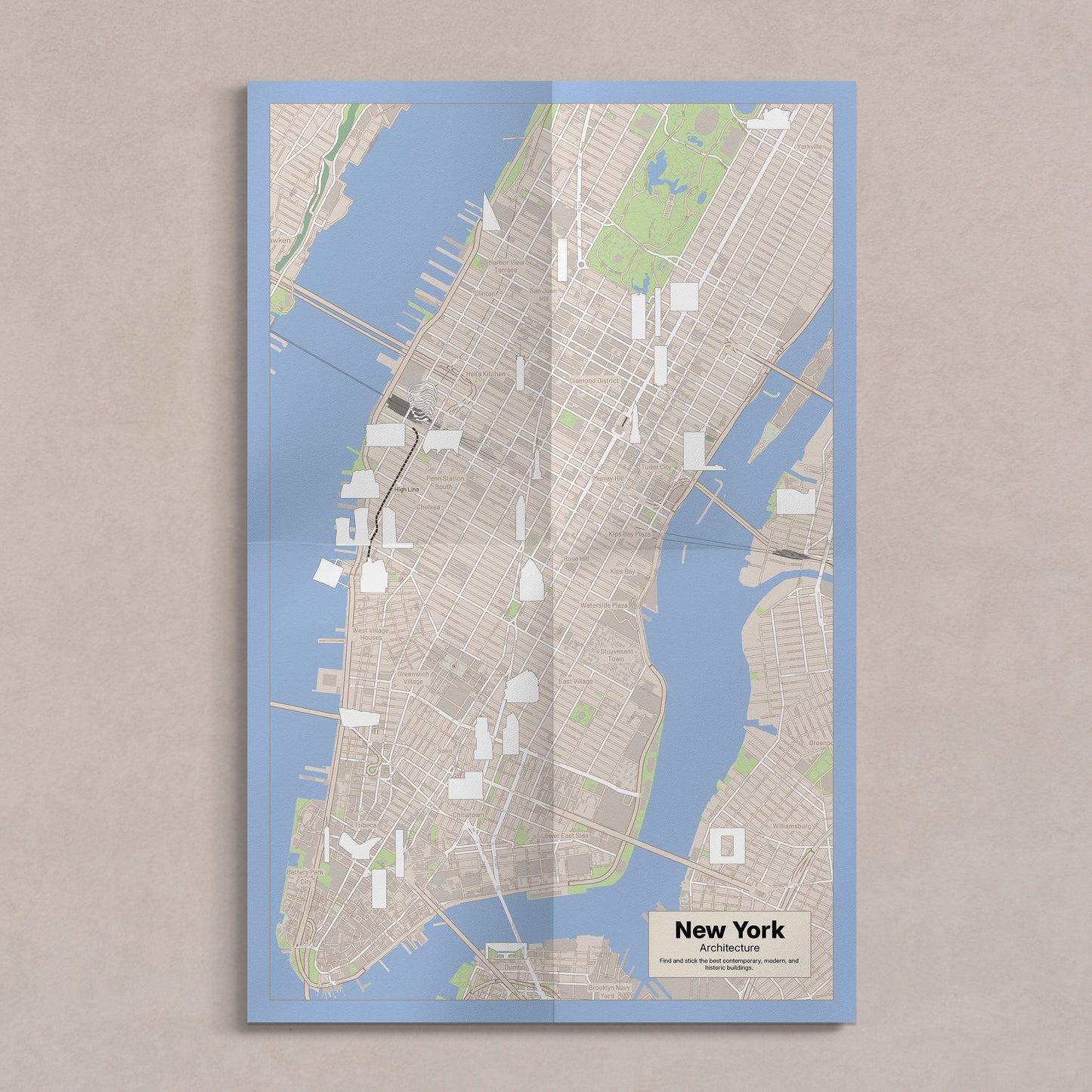 (Pre-Order) New York Sticker & Map Set