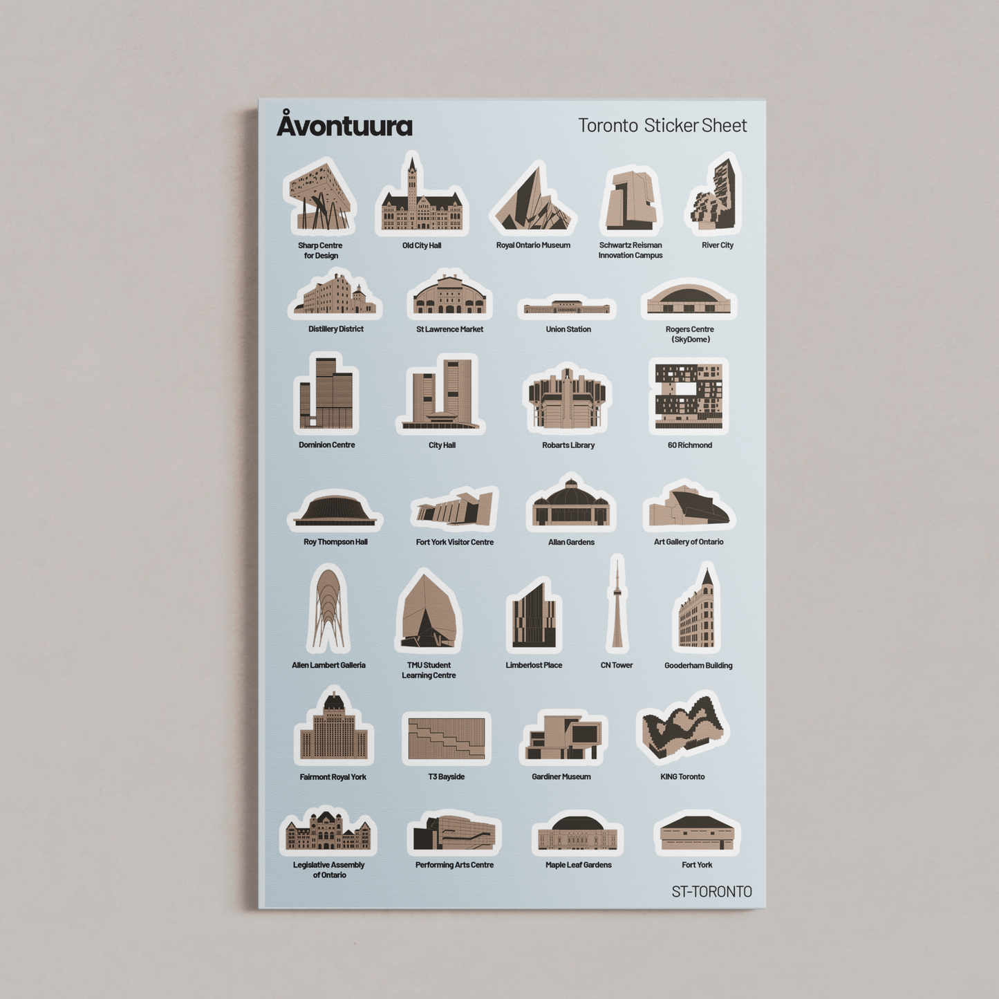 (Pre-Order) Toronto Sticker & Map Set