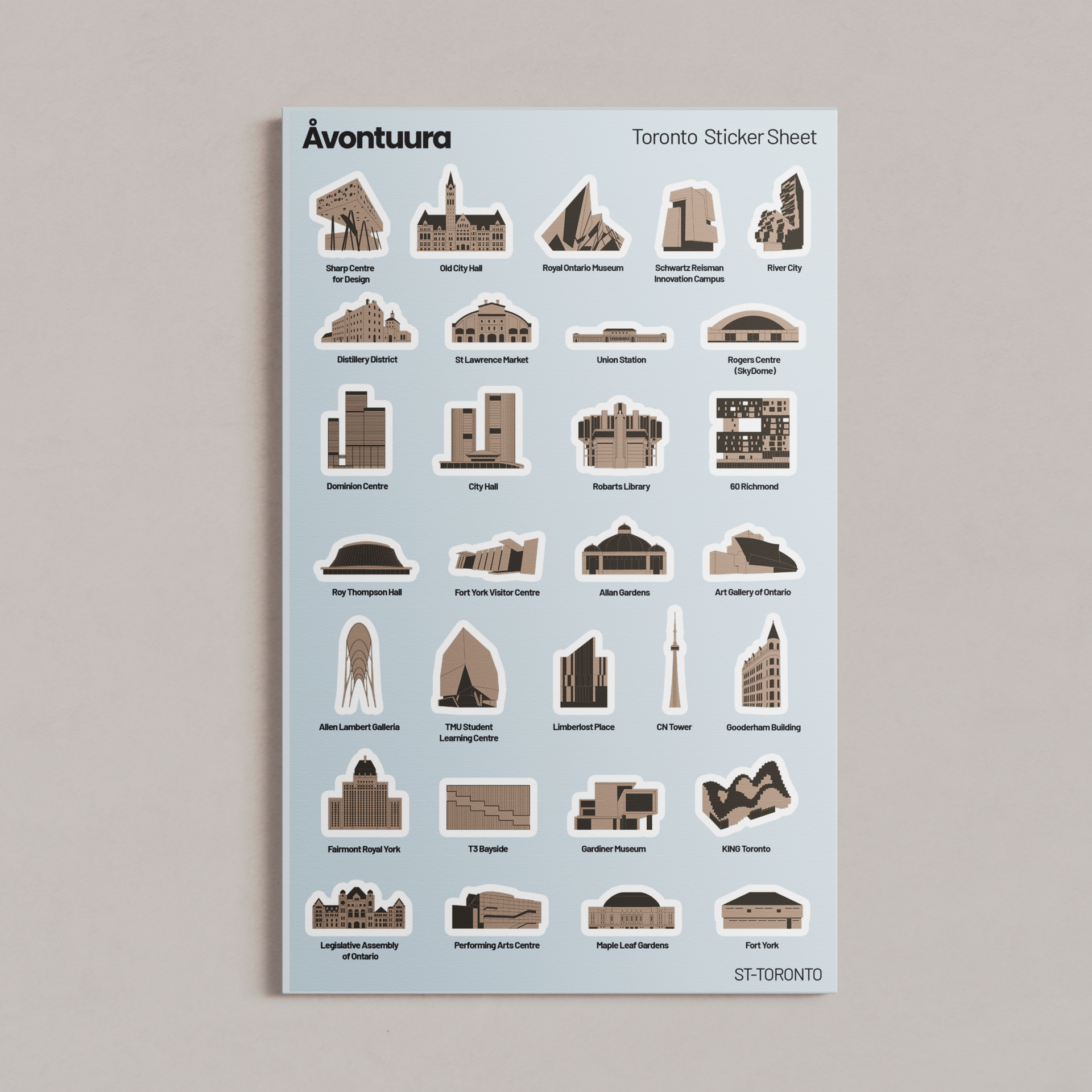 (Pre-Order) Toronto Sticker & Map Set