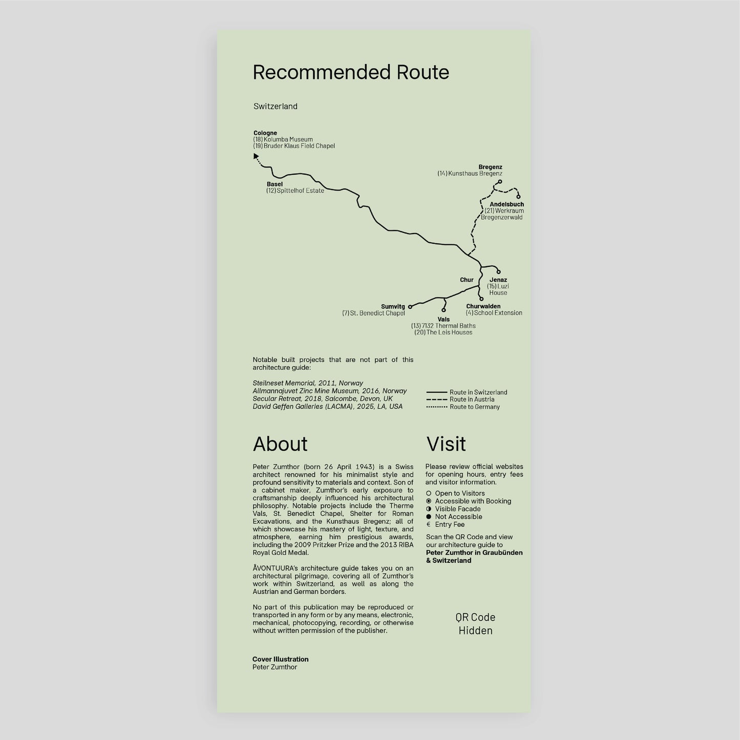 Peter Zumthor in Graubünden & Switzerland