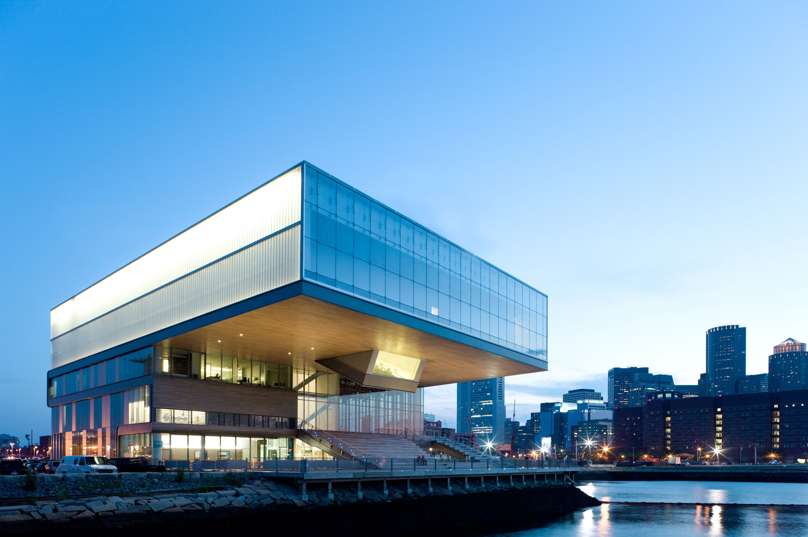 Institute Of Contemporary Art By Diller Scofido Renfro VONTUURA   01 ICA Exterior At Dusk 