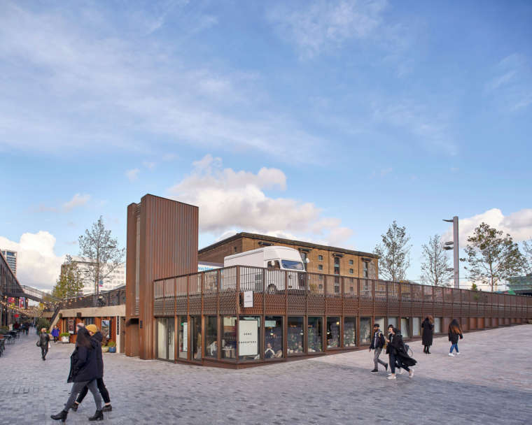 Bell Phillips Architects complete elegant pavilion in Granary Square ...