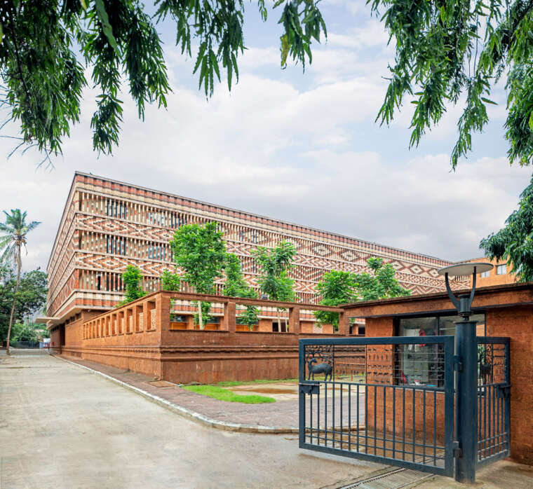 Studio Lotus Design Government Building In India With Ornate Brick ...